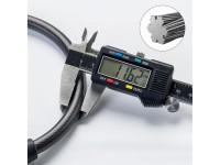 Rockbros 87639-4 bicycle lock with code and steel cable - black Rockbros 87639-4 bicycle lock with code and steel cable - black