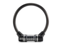 Rockbros 87639-4 bicycle lock with code and steel cable - black Rockbros 87639-4 bicycle lock with code and steel cable - black