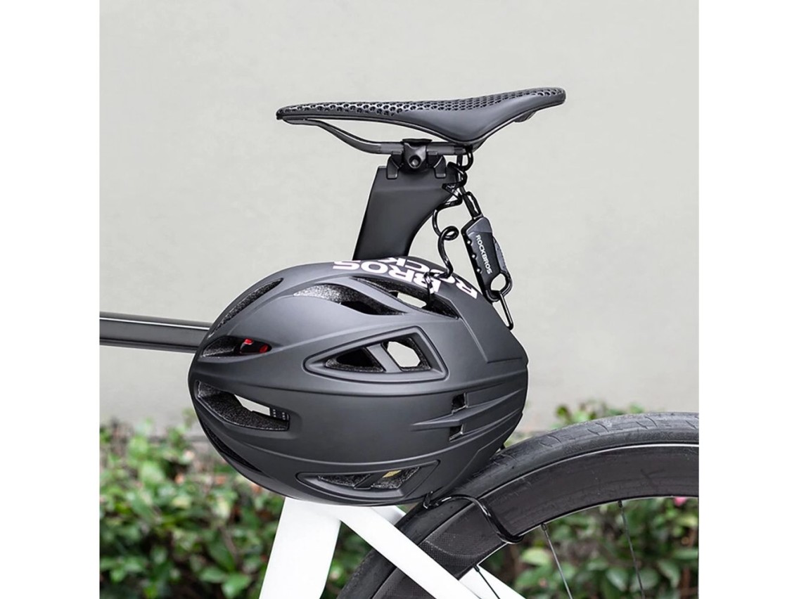 Cadeado de combinação para bicicleta Rockbros RBK6N - Preto