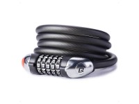 Candado para bicicleta Rockbros RKS531 con código de 5 dígitos, cable de acero, 120 cm, con iluminac Candado para bicicleta Rockbros RKS531 con código de 5 dígitos, cable de acero, 120 cm, con iluminac