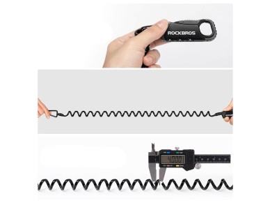 Rockbros RBK6N Combination Bike Lock - Black Rockbros RBK6N Combination Bike Lock - Black