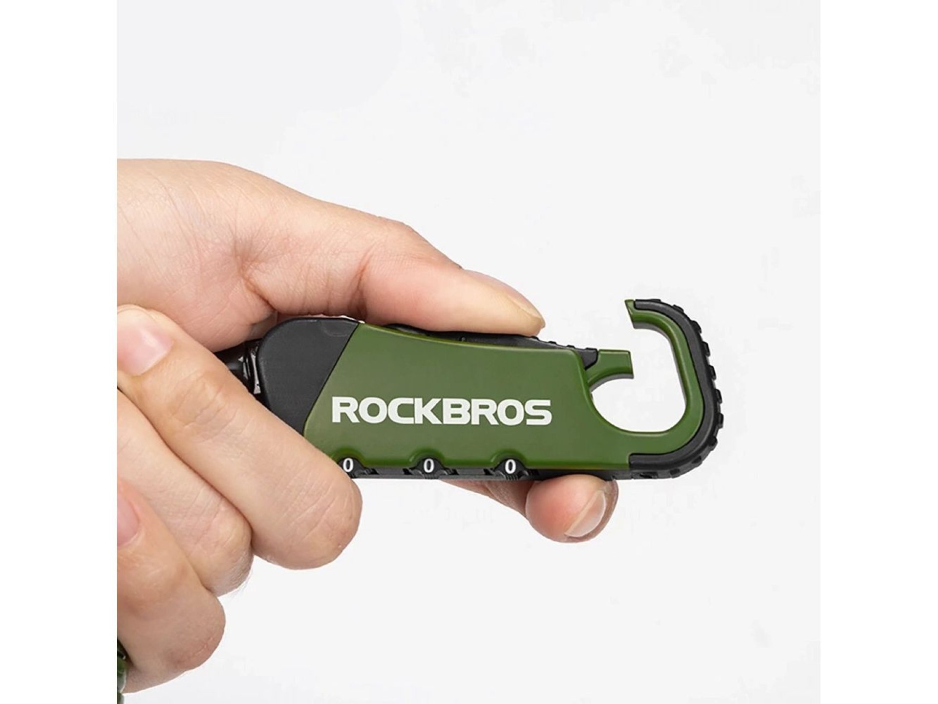 Cadeado de combinação para bicicleta Rockbros RBK6N - Verde