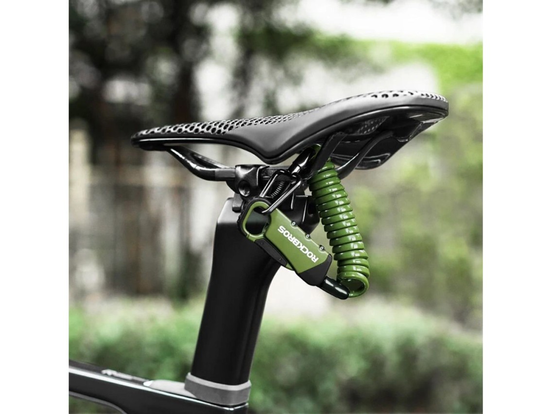 Cadeado de combinação para bicicleta Rockbros RBK6N - Verde