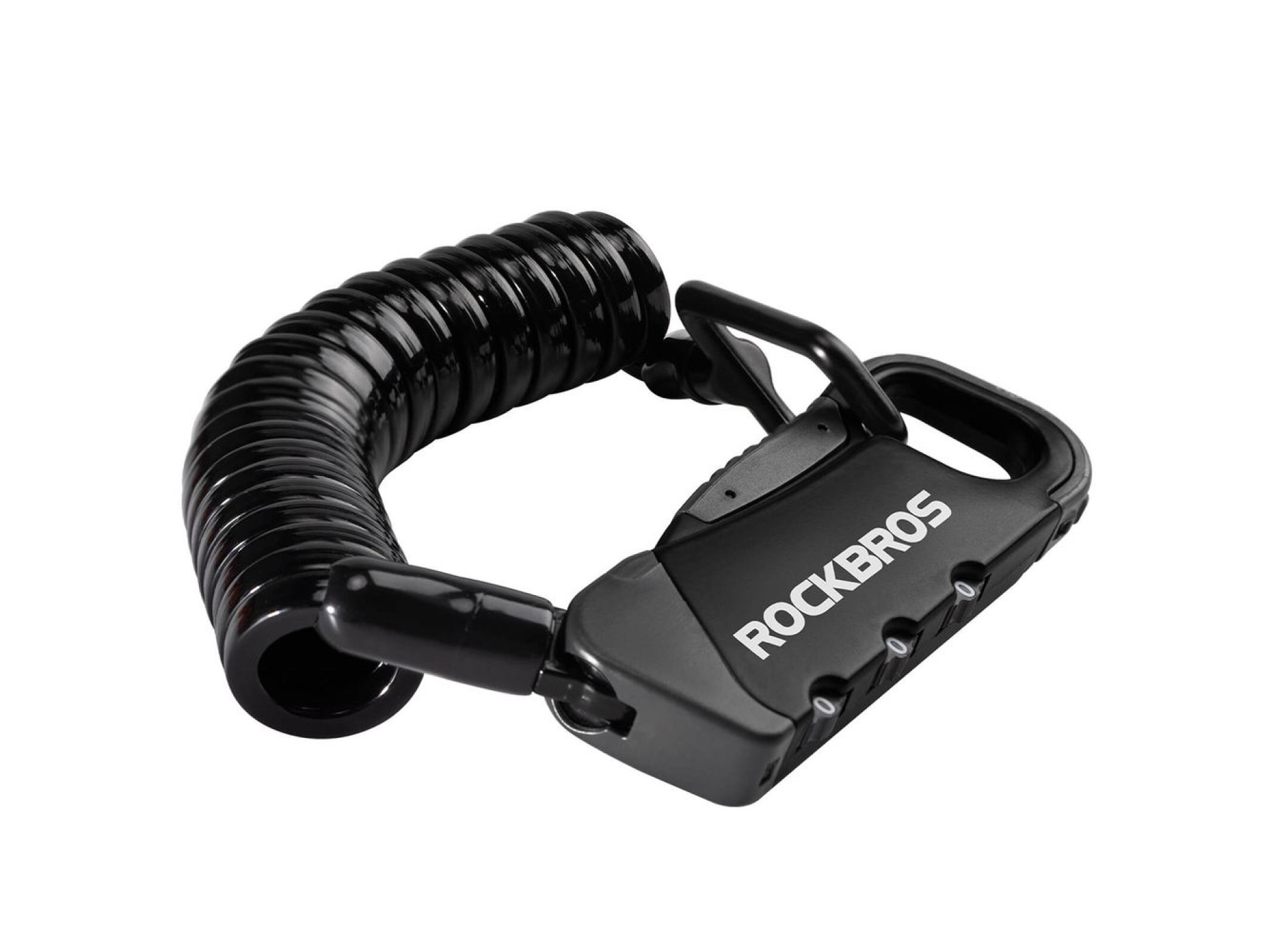 Cadeado de combinação para bicicleta Rockbros RBK6N - Preto