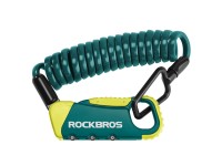 Cadeado de combinação para bicicleta Rockbros RBK6N - Turquesa Cadeado de combinação para bicicleta Rockbros RBK6N - Turquesa