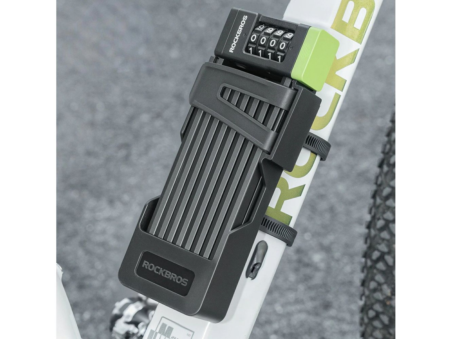 Rockbros 829 Folding Code Bike Lock - Black
