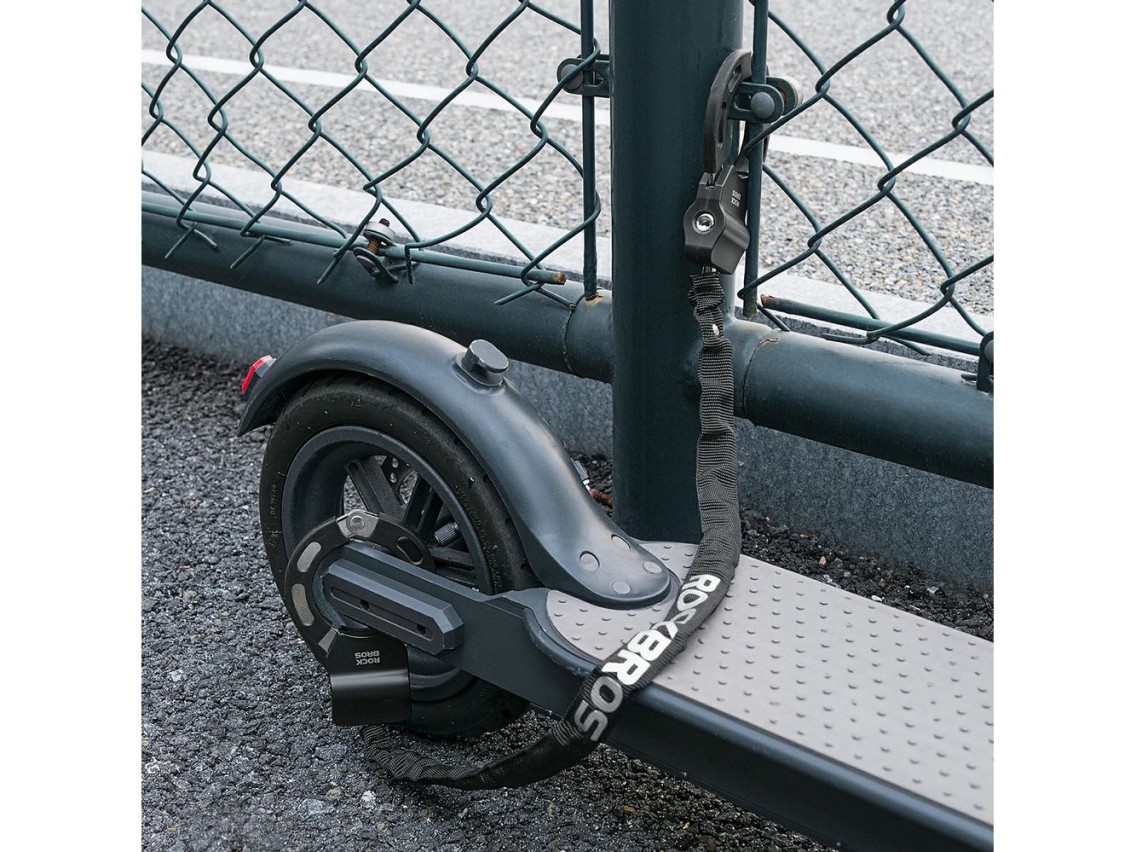 Rockbros 85922 Chain Lock for Scooters and Bikes - Black