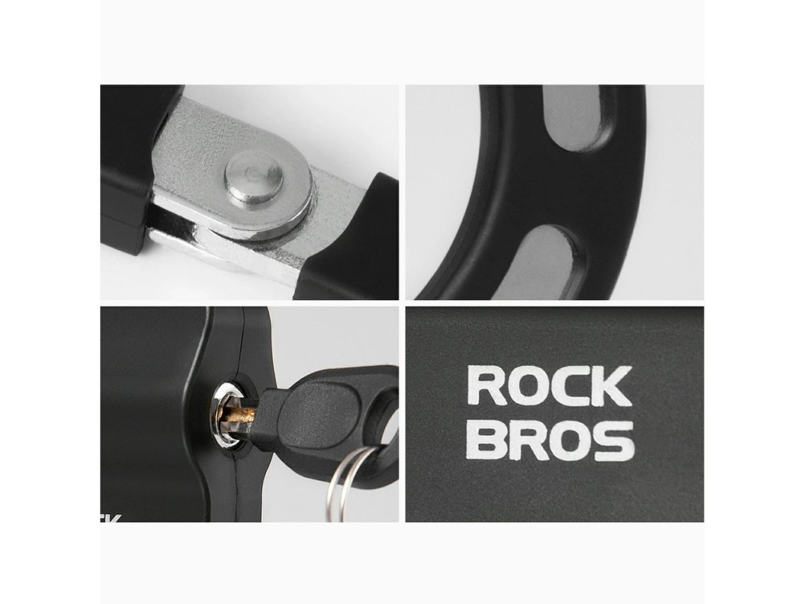 Rockbros 85922 Chain Lock for Scooters and Bikes - Black