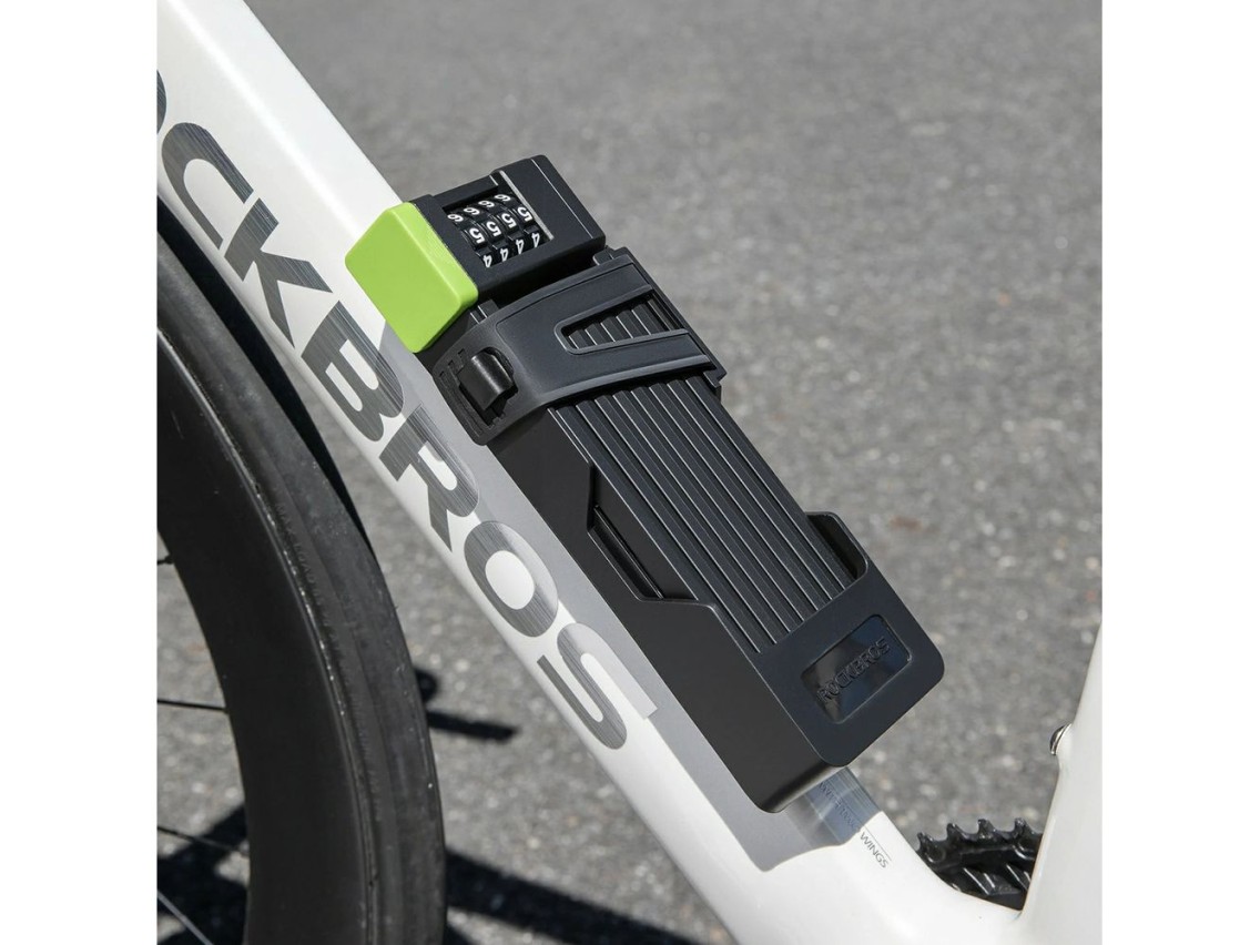 Rockbros 829 Folding Code Bike Lock - Black