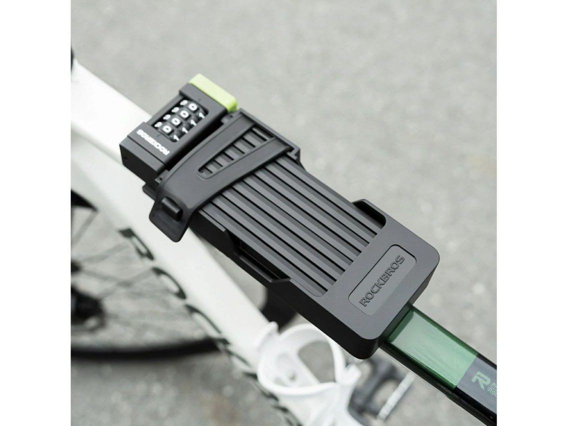 Rockbros 829 Folding Code Bike Lock - Black