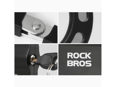 Rockbros 85922 Chain Lock for Scooters and Bikes - Black