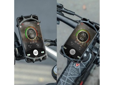 Rockbros LF436 Handlebar Clamp Phone Holder – Black Rockbros LF436 Handlebar Clamp Phone Holder – Black