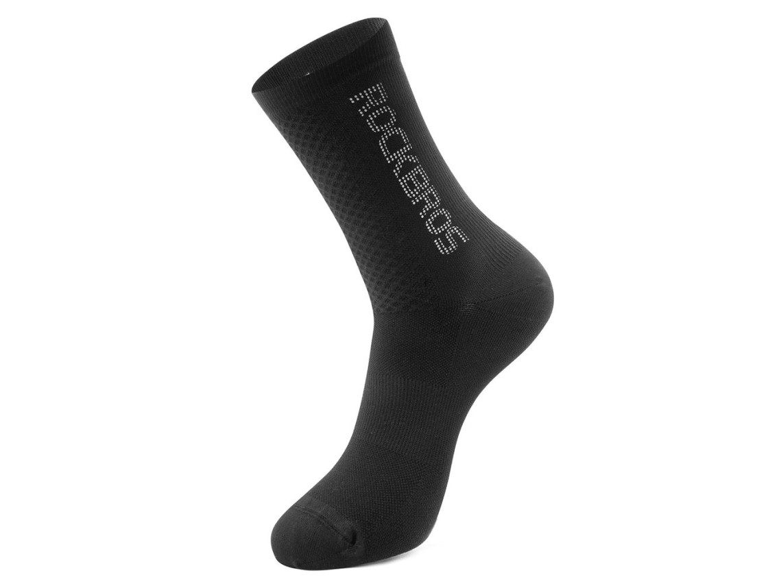 Meias de ciclismo refletoras Rockbros 490067002 tamanho P - Pretas