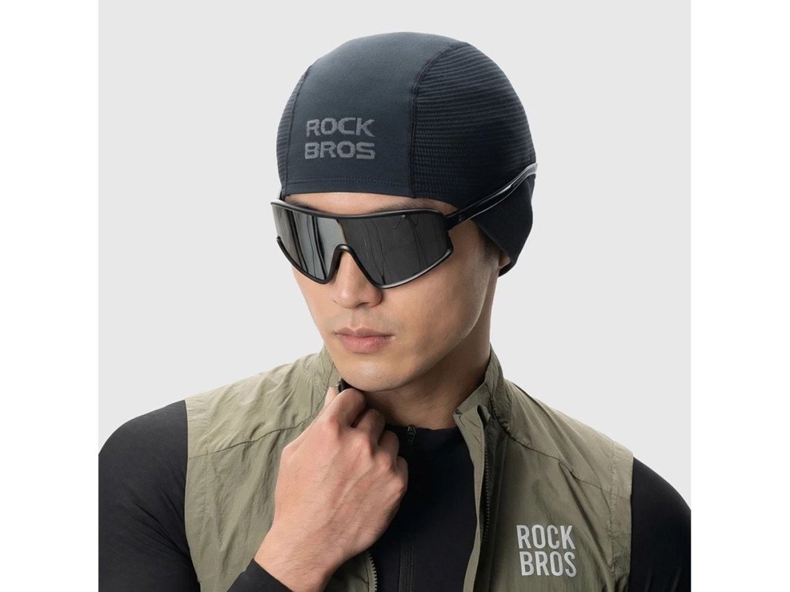 Rockbros LF25956 Seamless Knit Cycling Cap - Black