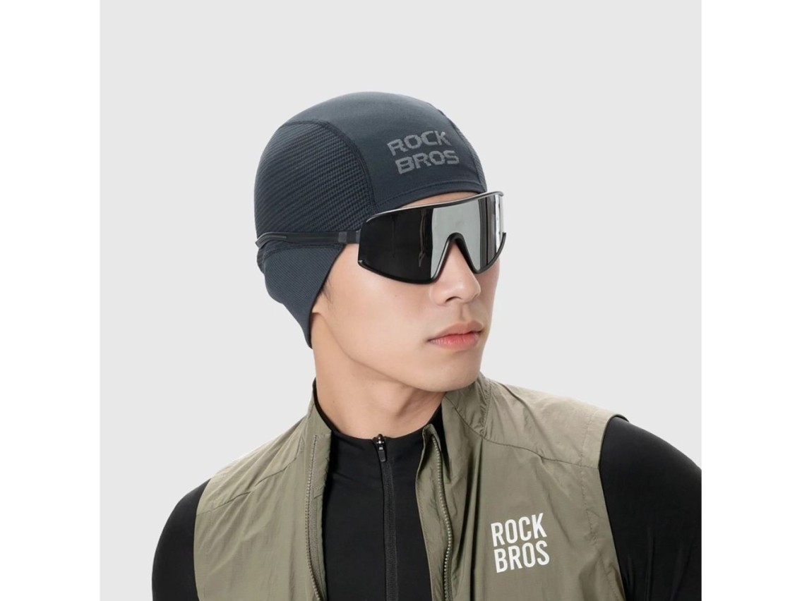 Rockbros LF25956 Seamless Knit Cycling Cap - Black