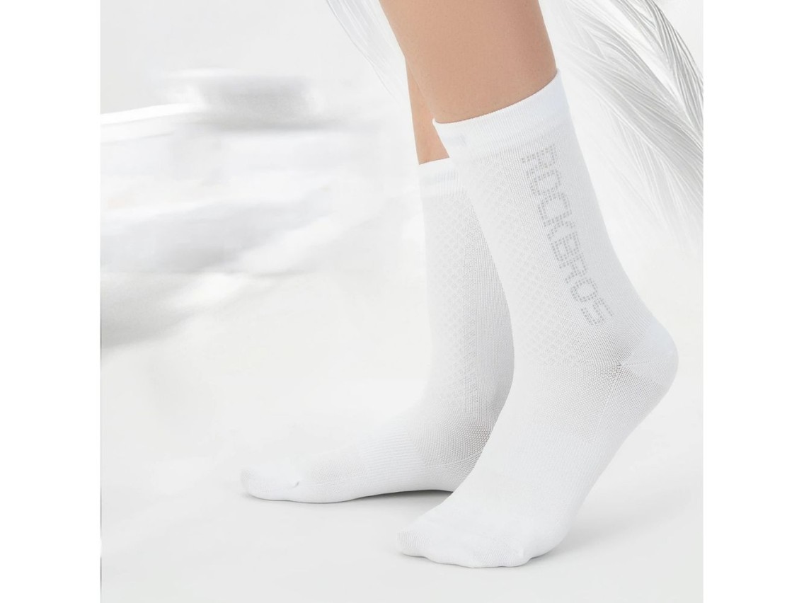 Rockbros 490067006 reflective cycling socks M - white
