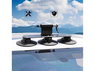 Rockbros XP1001 Roof Rack with Suction Cups for 1 Bike - Black Rockbros XP1001 Roof Rack with Suction Cups for 1 Bike - Black
