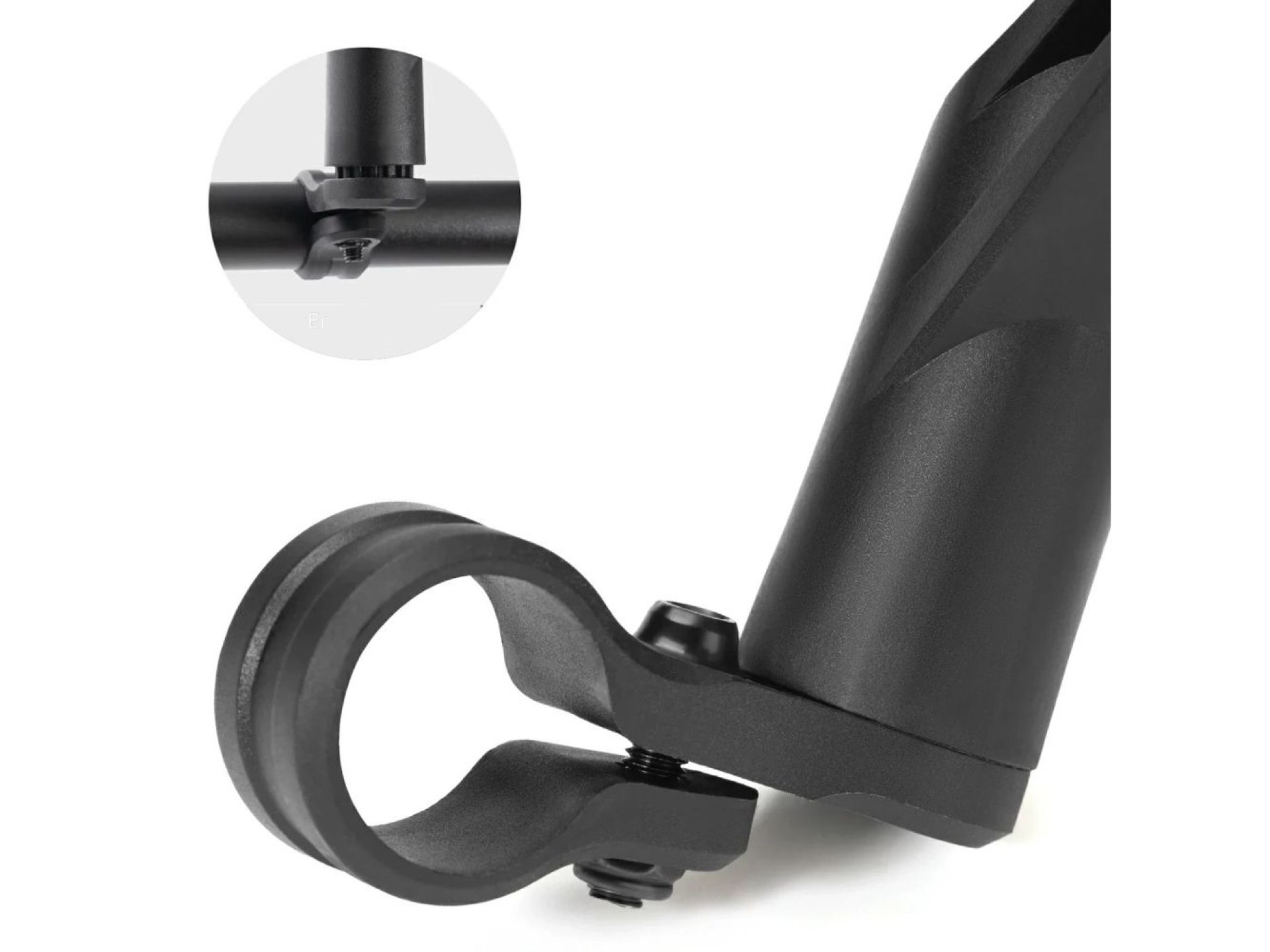 Espelho retrovisor para bicicleta Rockbros F-253W com braço em fibra de carbono antirreflexo - Direi