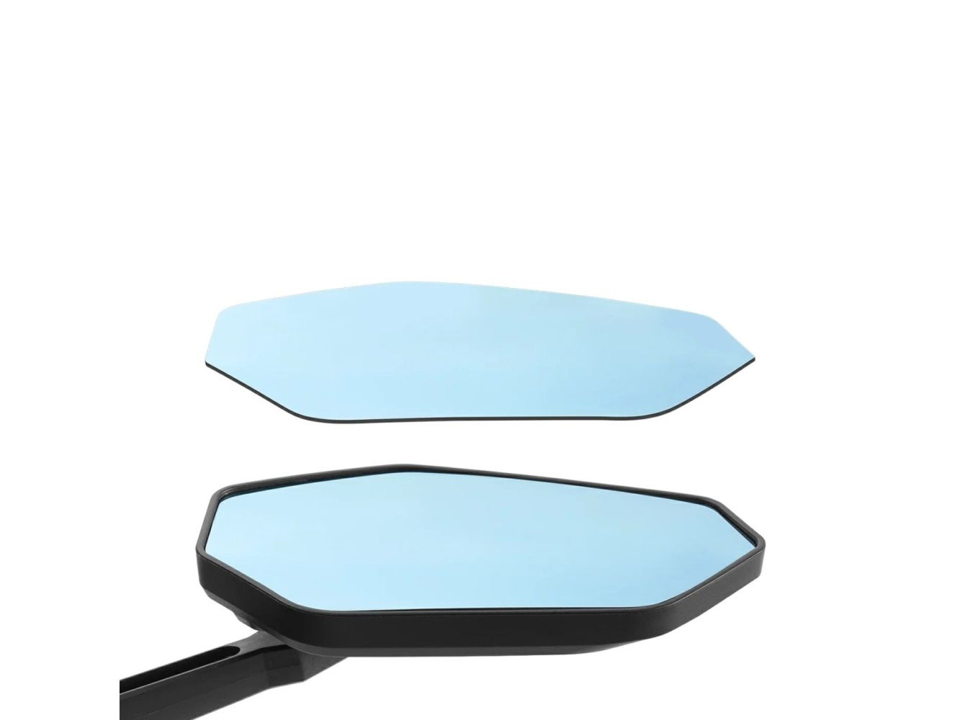 Espelho retrovisor para bicicleta Rockbros F-253W com braço em fibra de carbono antirreflexo - Direi