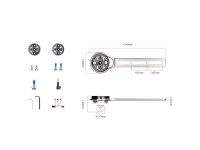Rockbros FK-307T Titanium Alloy Bike Computer Mount - Titanium Rockbros FK-307T Titanium Alloy Bike Computer Mount - Titanium