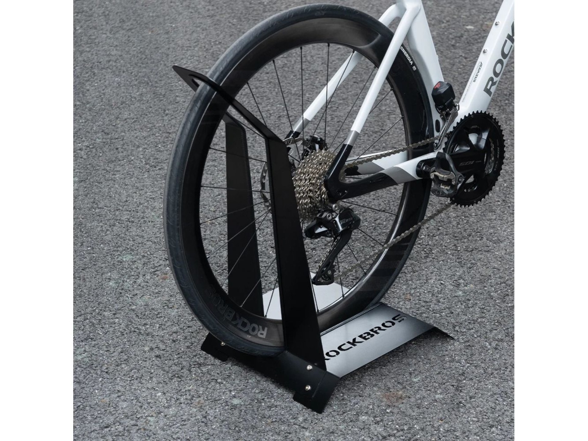 Suporte para bicicletas Rockbros HS-013L em aço - preto