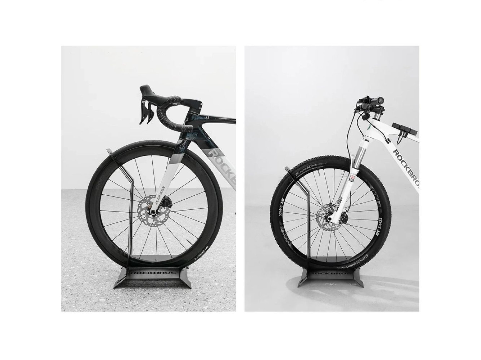 Suporte para bicicletas Rockbros HS-013L em aço - preto