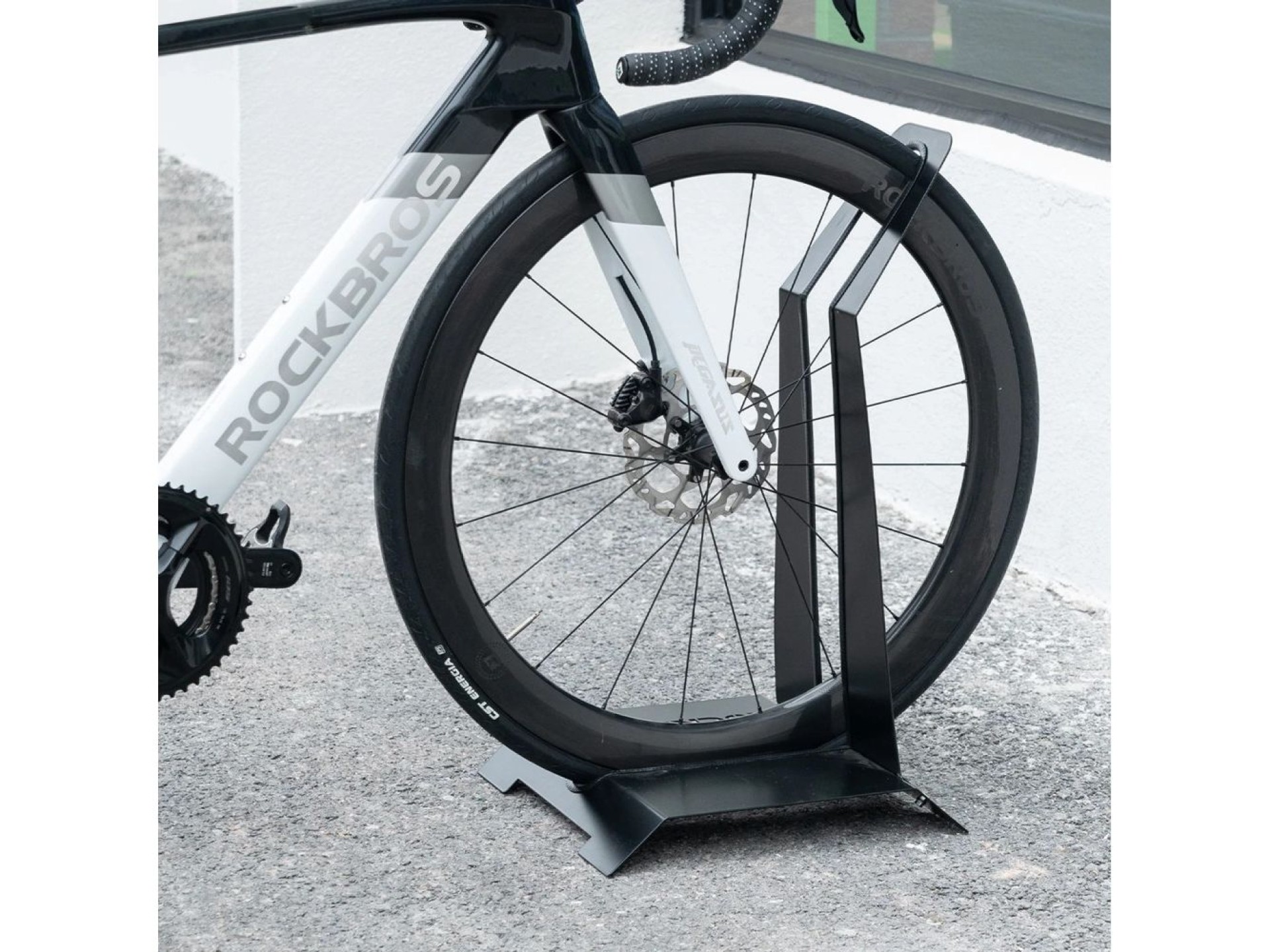 Suporte para bicicletas Rockbros HS-013L em aço - preto