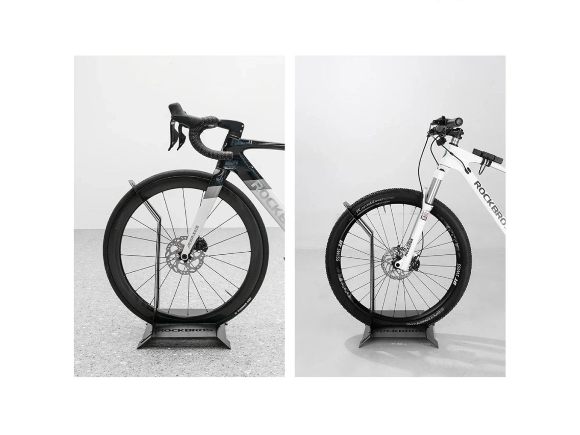Suporte para bicicletas Rockbros HS-013L em a�o - preto