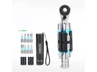 Rockbros TG-8601 Bicycle Multitool S2 Ratchet Cylindrical Housing - Black Rockbros TG-8601 Bicycle Multitool S2 Ratchet Cylindrical Housing - Black