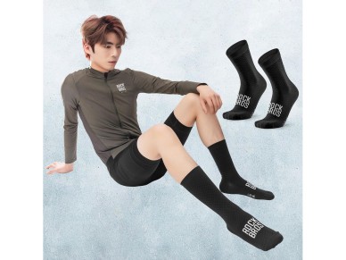 Rockbros 49210016001 ROAD TO SKY Cycling Socks 36-38 cm - Black Rockbros 49210016001 ROAD TO SKY Cycling Socks 36-38 cm - Black