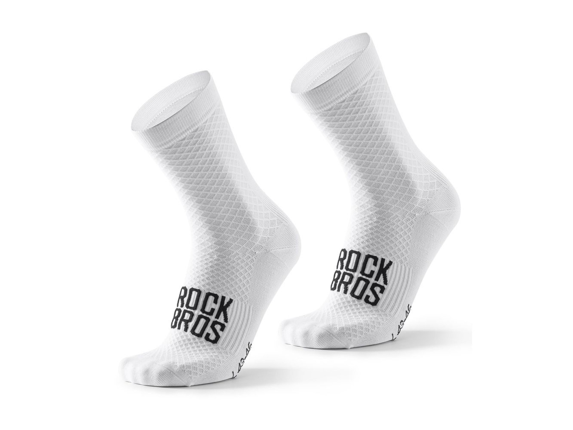 Calcetines de ciclismo Rockbros 49210016001 ROAD TO SKY 39-42 cm - Blanco