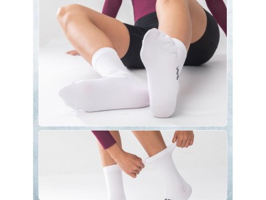 Rockbros 49210016001 ROAD TO SKY Cycling Socks 39-42 cm - White