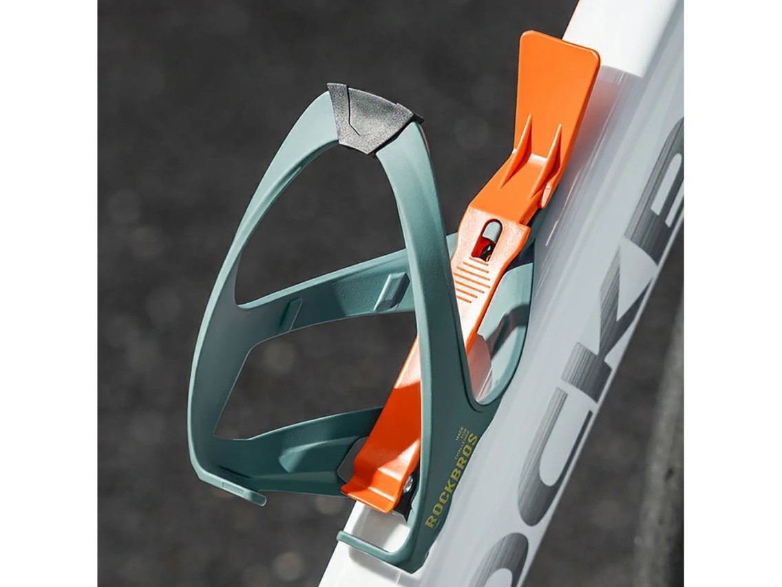Rockbros 310013002 ROAD TO SKY Bottle Cage with Tire Lever - Blue-Orange