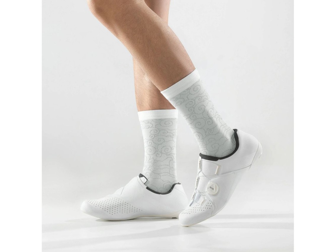Rockbros 490025001 ROAD TO SKY Cycling Socks 39-42 cm - White