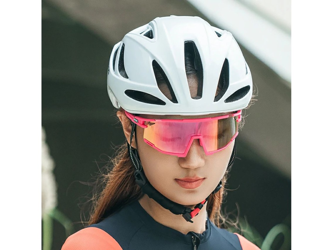 Gafas de ciclismo fotocromáticas Rockbros SP258 ROAD TO SKY - rosa