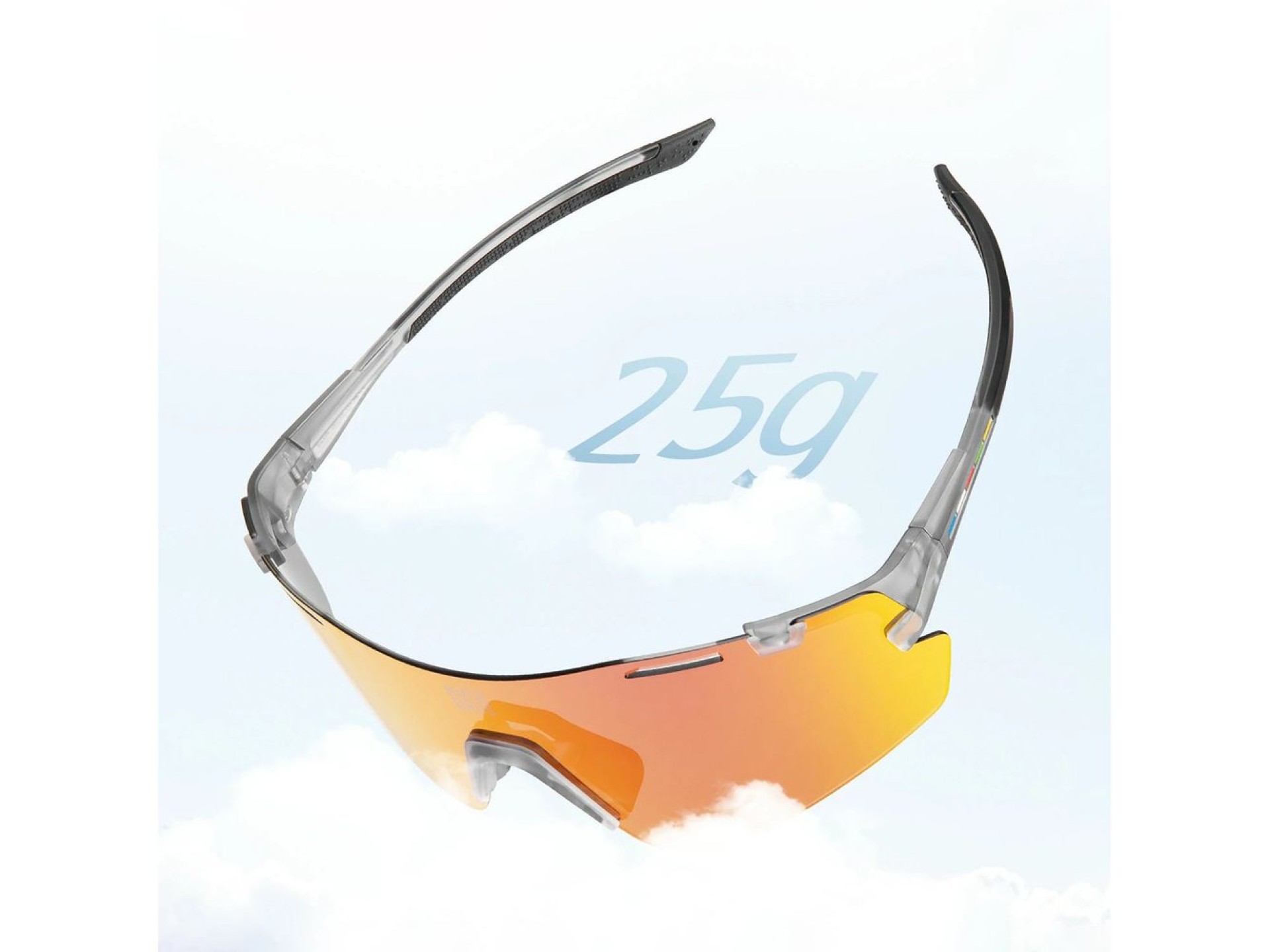 Gafas de ciclismo Rockbros SP338 ROAD TO SKY con lentes intercambiables - Gris