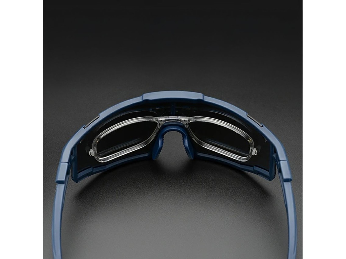 Rockbros SP258 ROAD TO SKY Cycling Glasses Polarized Blue Lenses - Navy Blue
