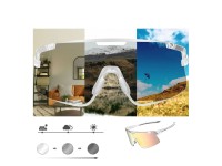 Óculos de ciclismo Rockbros SP338 ROAD TO SKY com lentes intercambiáveis ??- Creme Óculos de ciclismo Rockbros SP338 ROAD TO SKY com lentes intercambiáveis ??- Creme