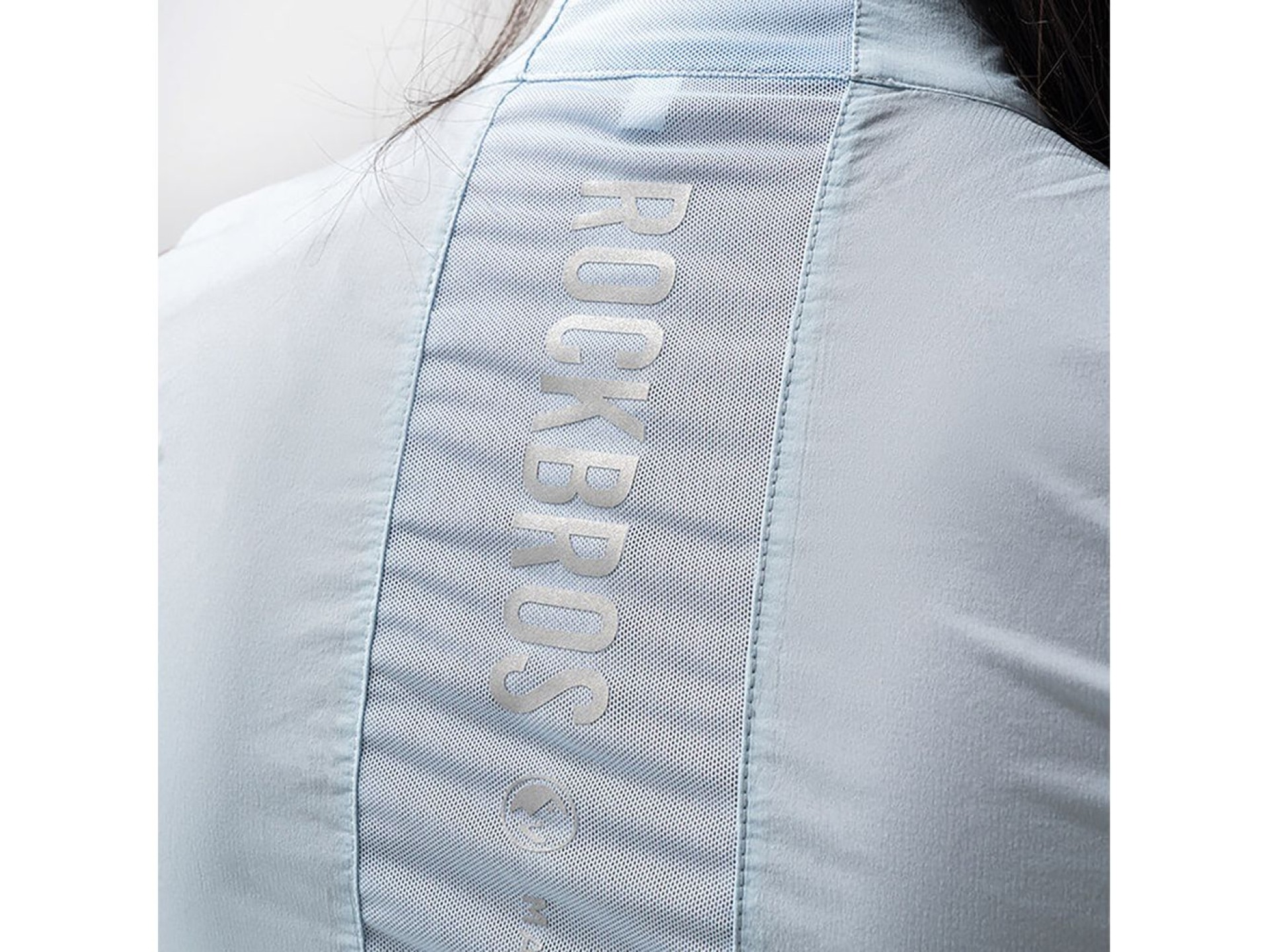 Chaleco de ciclismo ligero y transpirable para mujer Rockbros TLMJ003 ROAD TO SKY, talla M - azul