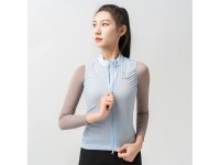 Chaleco de ciclismo ligero y transpirable para mujer Rockbros TLMJ003 ROAD TO SKY, talla M - azul Chaleco de ciclismo ligero y transpirable para mujer Rockbros TLMJ003 ROAD TO SKY, talla M - azul