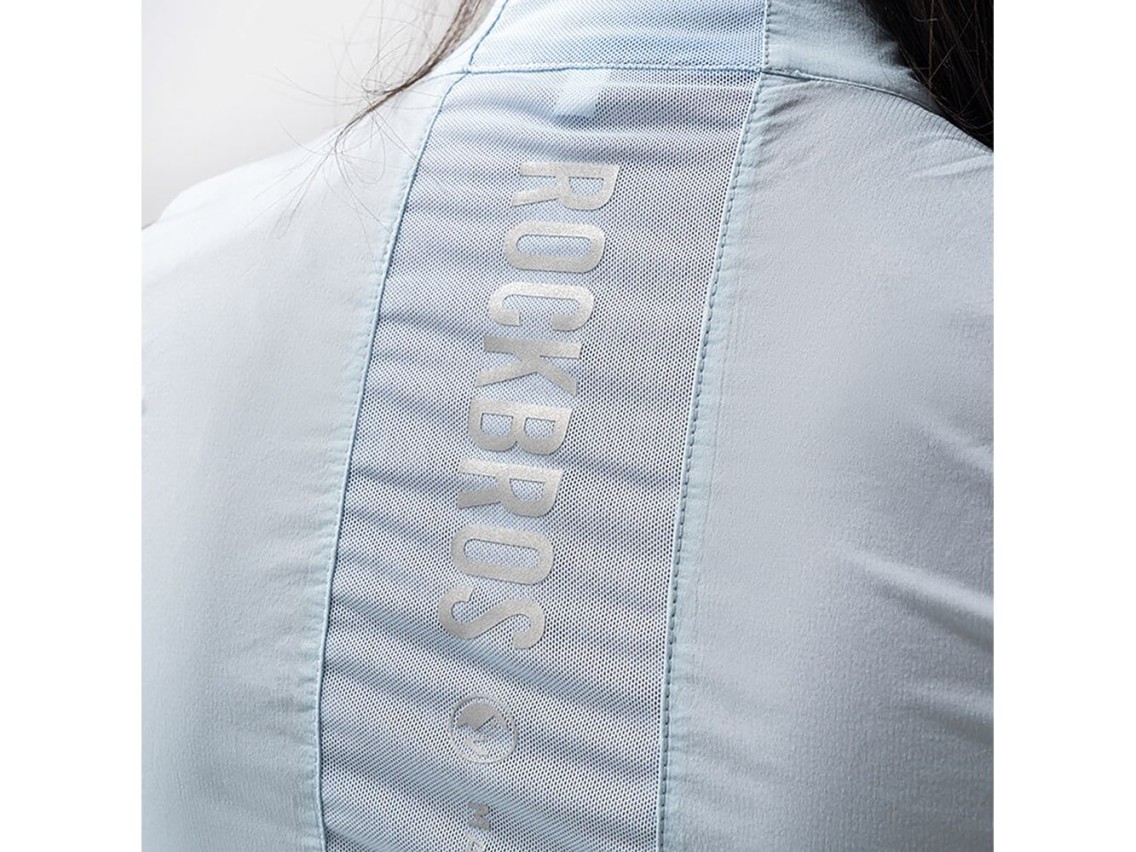 Chaleco de ciclismo ligero y transpirable para mujer Rockbros TLMJ003 ROAD TO SKY, talla M - azul