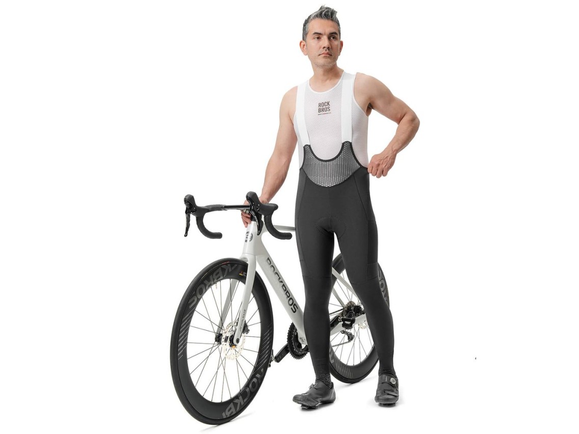 Rockbros TLCK001-1 ROAD TO SKY Men's Cycling Pants with Pad S - Black