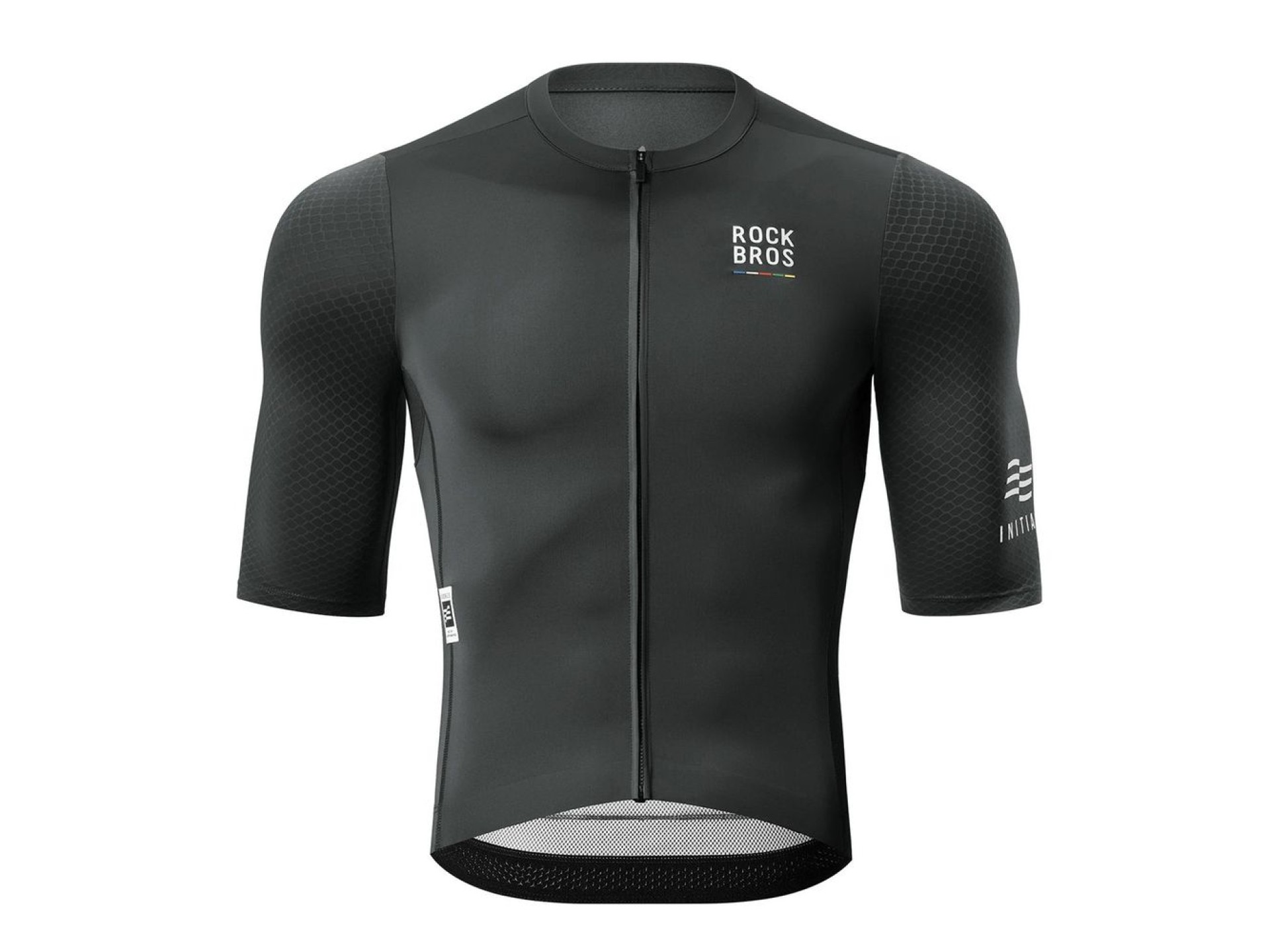 Camisa de ciclismo masculina Rockbros 15220032001 ROAD TO SKY, manga curta, tamanho M - preta