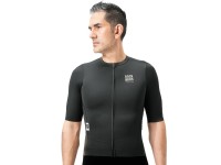Camisa de ciclismo masculina Rockbros 15220032001 ROAD TO SKY, manga curta, tamanho M - preta Camisa de ciclismo masculina Rockbros 15220032001 ROAD TO SKY, manga curta, tamanho M - preta