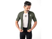 Camisa de ciclismo masculina Rockbros 15220004002 ROAD TO SKY, manga curta, tamanho P - verde