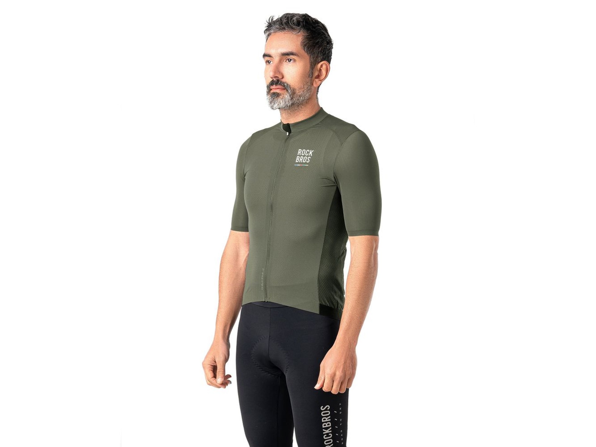 Camisa de ciclismo masculina Rockbros 15220004003 ROAD TO SKY, manga curta, tamanho M - verde