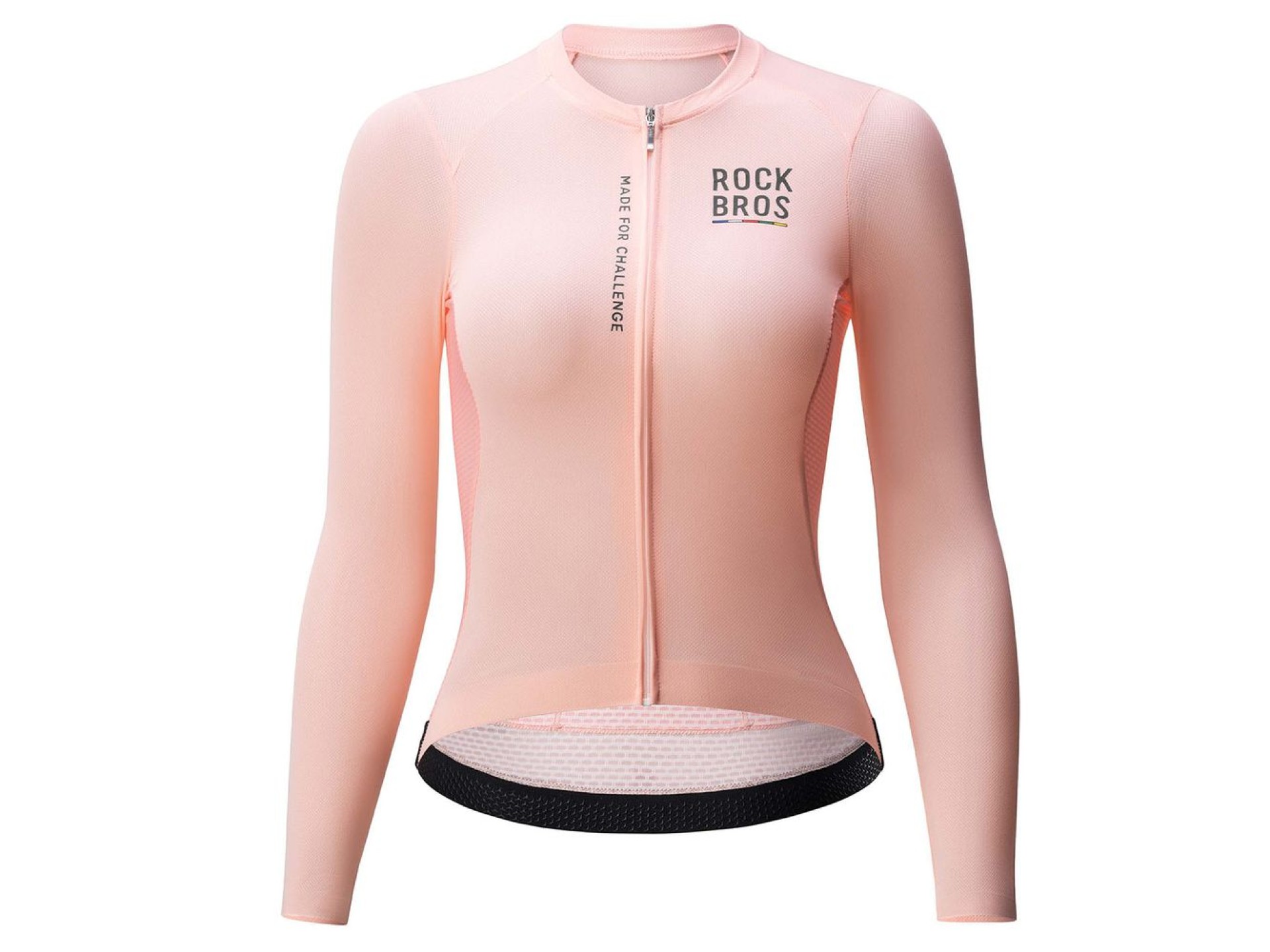 Maillot de ciclismo de manga larga para mujer Rockbros 15110012011 ROAD TO SKY, talla M - rosa