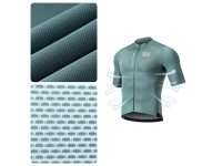 Camisa de ciclismo masculina Rockbros 15120014018 ROAD TO SKY, manga curta, tamanho G - cinza-azulad Camisa de ciclismo masculina Rockbros 15120014018 ROAD TO SKY, manga curta, tamanho G - cinza-azulad