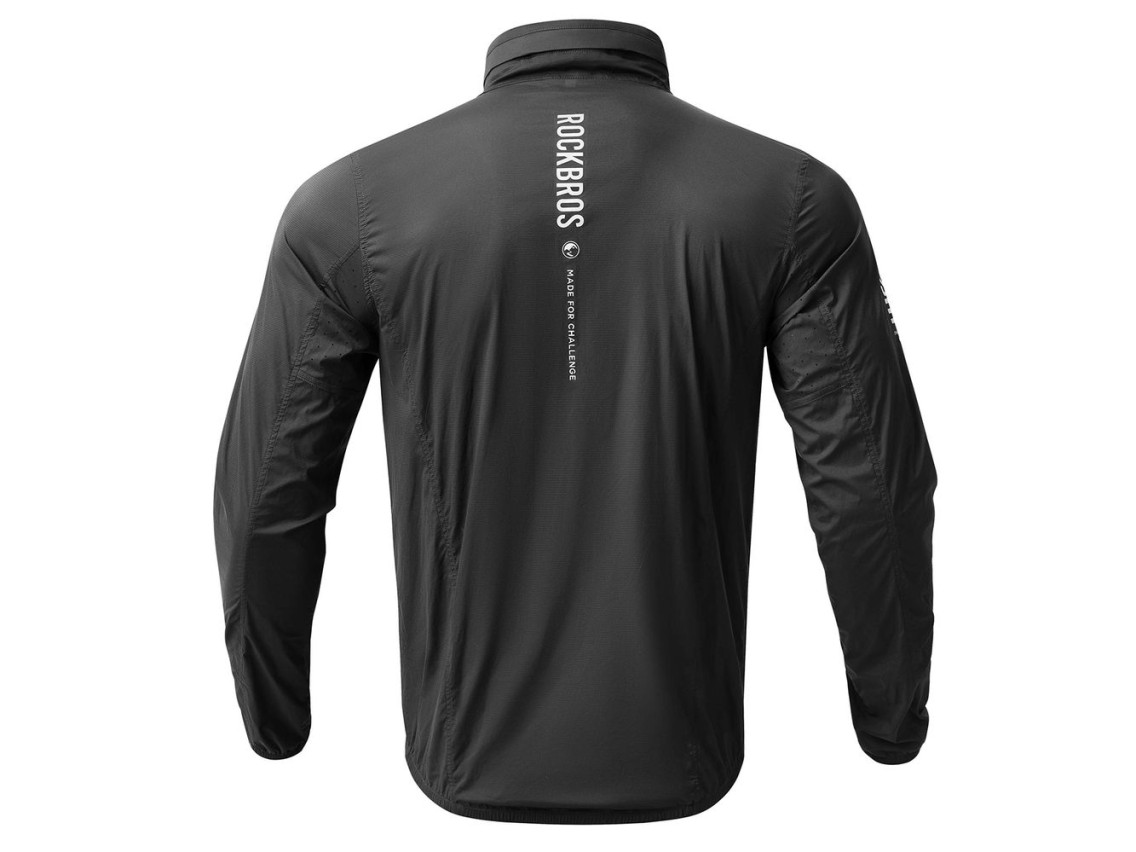 Rockbros TLWT002 ROAD TO SKY L Bicycle Windbreaker - Black