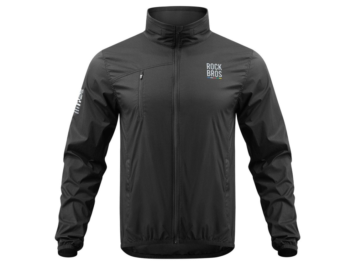 Rockbros TLWT002 ROAD TO SKY L Bicycle Windbreaker - Black